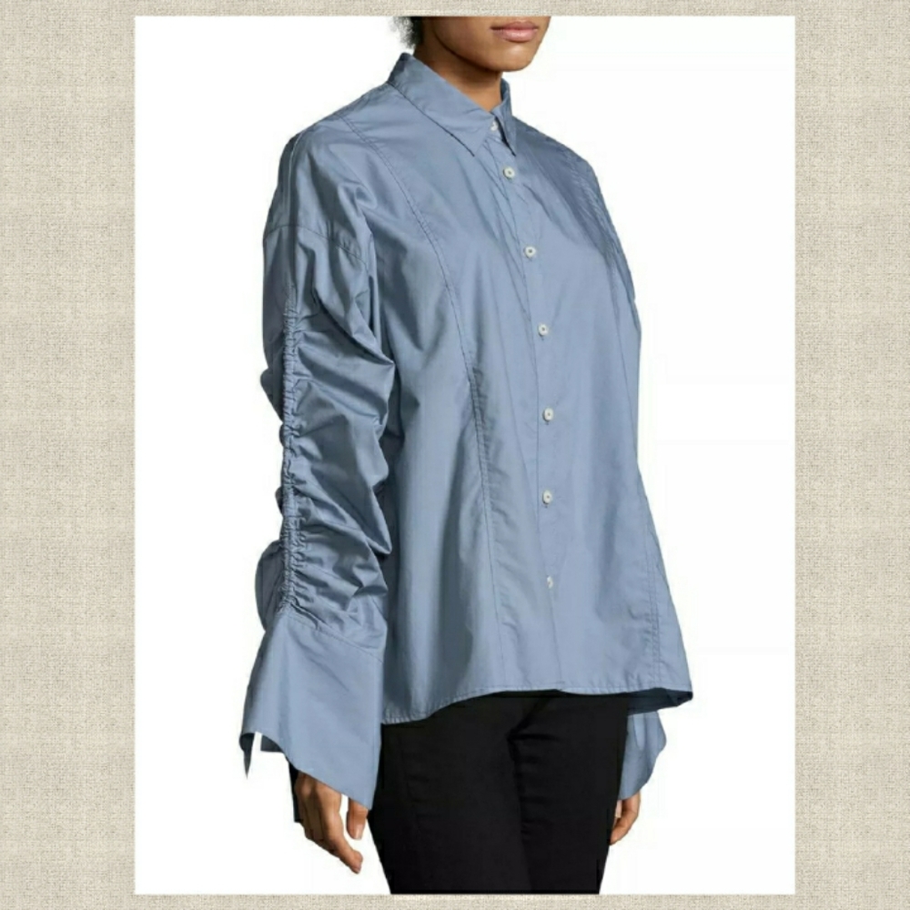Free People Poplin Shirt - EUC - Picture 3 of 6